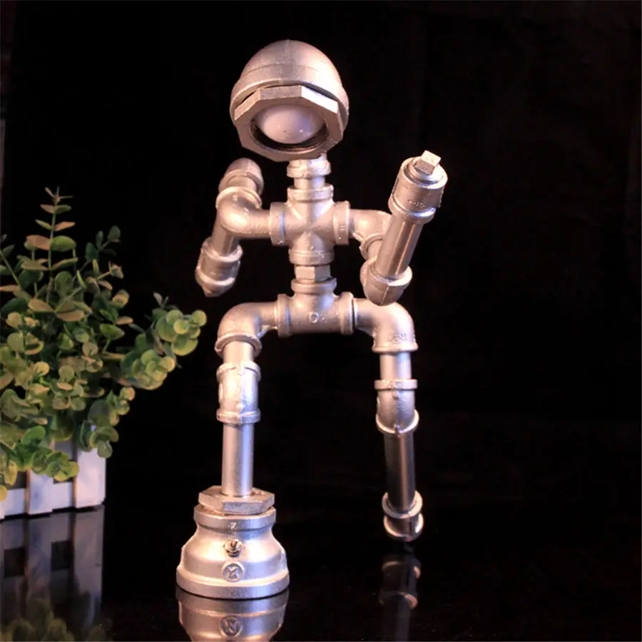 Американский стиль лофт, водопровод для бега, usb настольная лампа, новинка, для учебы, спальни, прикроватная лампа, винтажный кафе-бар, обеденный Настольный светильник