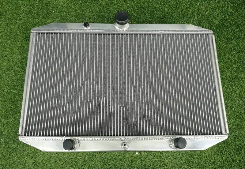 62MM Aluminum Radiator + Fans For Jaguar XKE 5.3L E-TYPE Series 3 V12 1971-1974 1971 1972 1973 1974 | Автомобили и мотоциклы