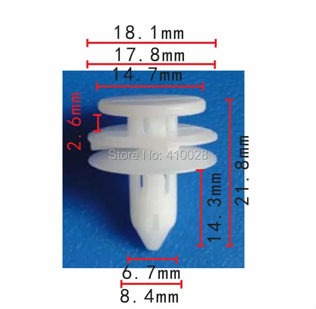 Shhworldsea Задняя панель для Chrysler 6505539 AA|auto plastic clips|automotive fastenersplastic clip |