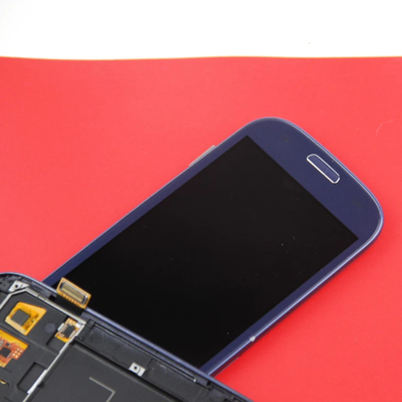 Для Samsung Galaxy S III S3 I9300 ЖК-дисплей сенсорный экран для телефона дигитайзер в сборе