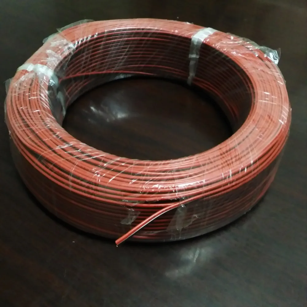 10 м/лот 22awg провода 2pin луженая медь Электрический провод для из светодиодов ленты