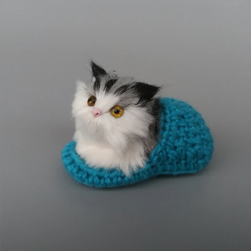Маленькая обувь для домашних животных котята Коты плюшевые игрушки детская