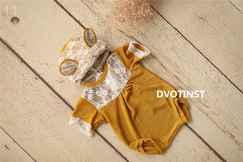 Dvotinst новорожденных реквизит для фотосъемки вязаные крючком кружева одежда шляпа наряды Fotografia костюм студия съемки фото реквизит