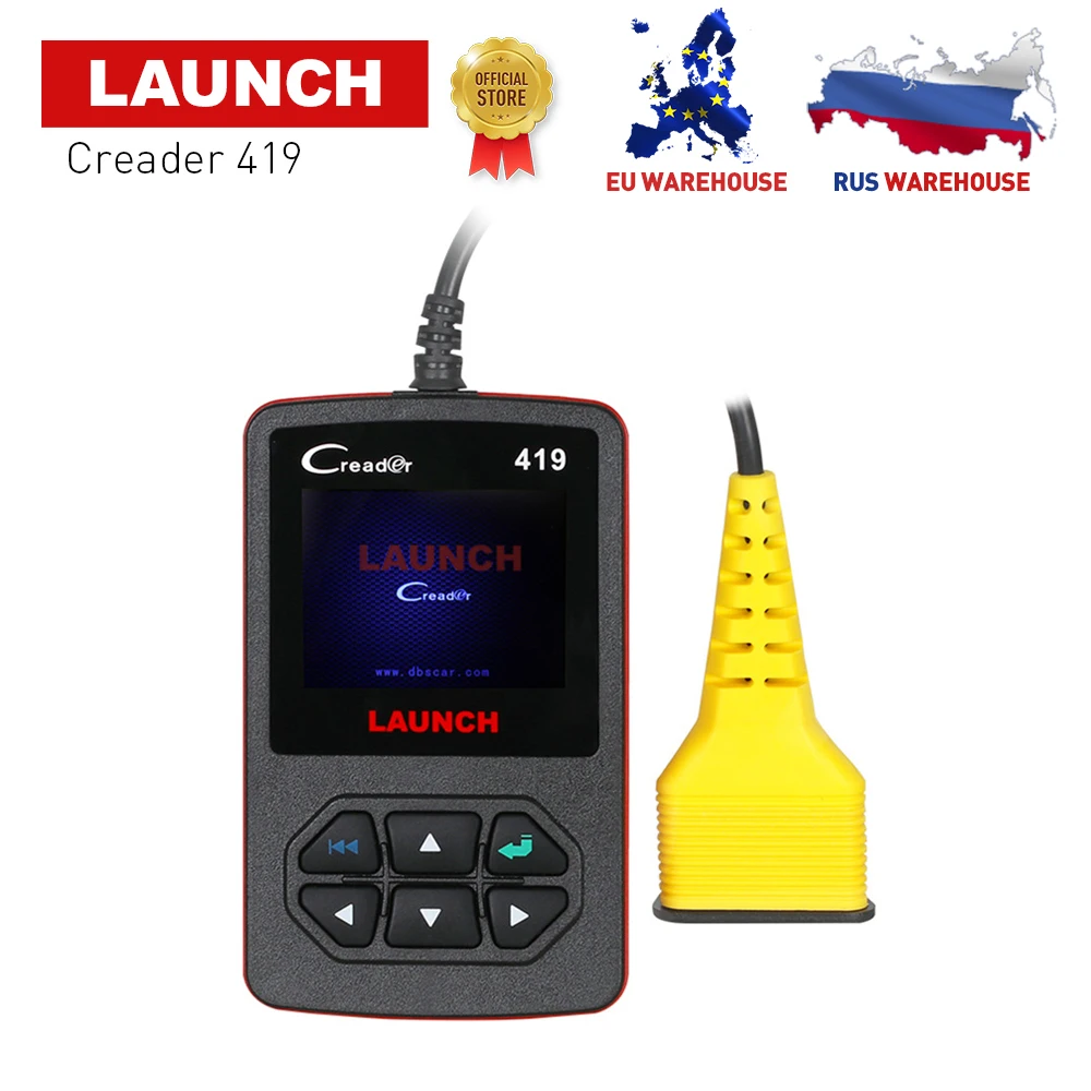 Запуск Creader 419 АВТО OBDII OBD 2 Code Reader Сканер Поддержка жизни бесплатное обновление CRP419