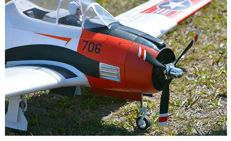 FMS модель 1400 мм T28 V4 приводимого в движение с помощью электропривода RC самолет