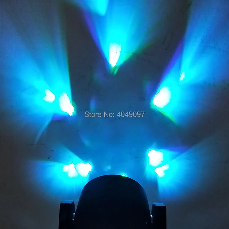 2 шт. 6x15 Вт RGBW 4в1 Mini Bee Eye Led Moving Head Beam Light 6*15 LED Hawk Wash DJ Stage Light|Эффект освещения сцены| |