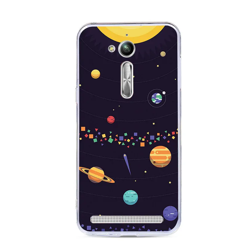 46 Lamo чехол, мягкий ТПУ чехол для телефона для ASUS ZB500KL X00AD Zenfone Go ZB500 ZB 500 KL 500KL ZB500KG, задняя крышка с изображением животных и фруктов, чехол s - Цвет: 46