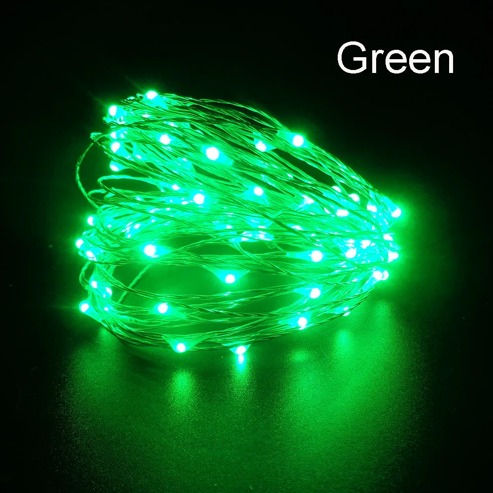 Светодиодная гирлянда 10 м 100 светодиодов медная проволока высокое качество DC12V