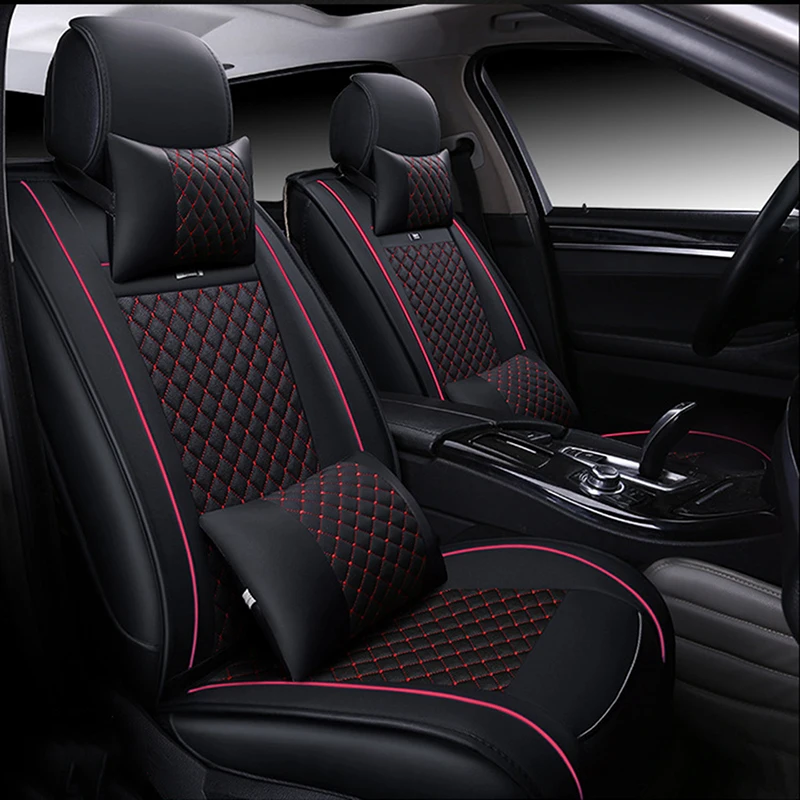 

Universal car seat covers for mitsubishi carisma pajero 2 4 outlander xl colt lancer subaru forester impreza xv Auto accessories