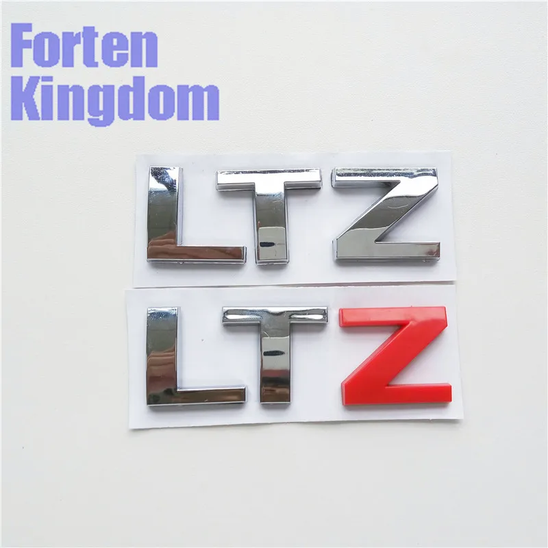 Forten Kingdom Авто слово LTZ 3D письмо эмблема ABS хром красный стикер авто значок наклейка для замены