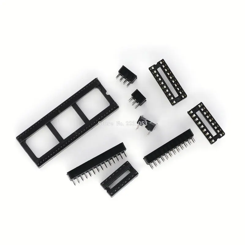 20 шт. IC Seat 6 8 14 16 18 24 28 контактов 2 54 мм 64 контакта 1 78 контактный шаг MCU разъем чип