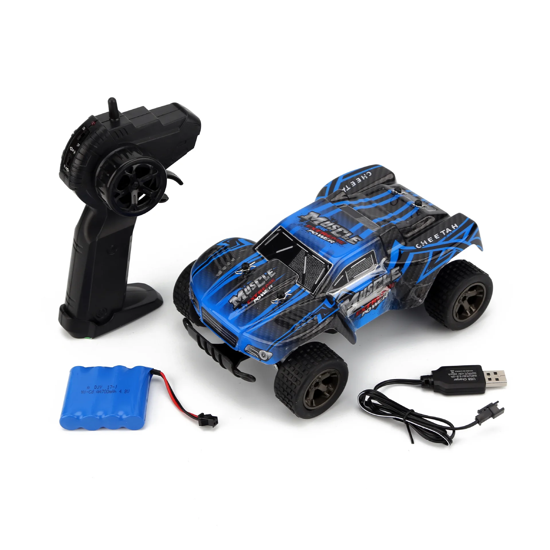 1/18 2.4GHz 4WD Monster Rc Racing Car Remote Control High Speed Off-road Vehicle Electric RC Toy Truck Buggy Kid Surprise Gift | Игрушки и
