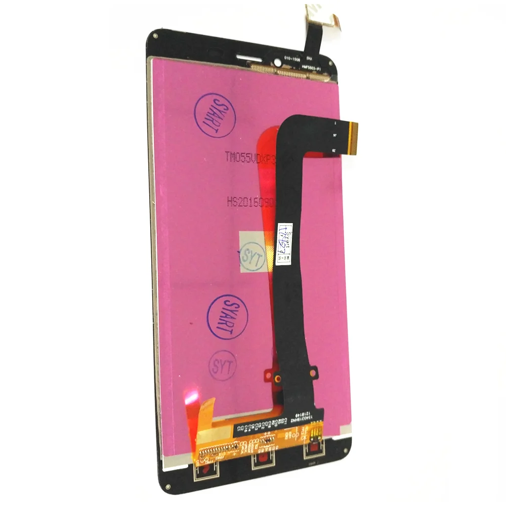Черный цвет 5 ''ЖК дисплей для Xiaomi Redmi Note 2 ЖК сенсорный экран дигитайзер сборка