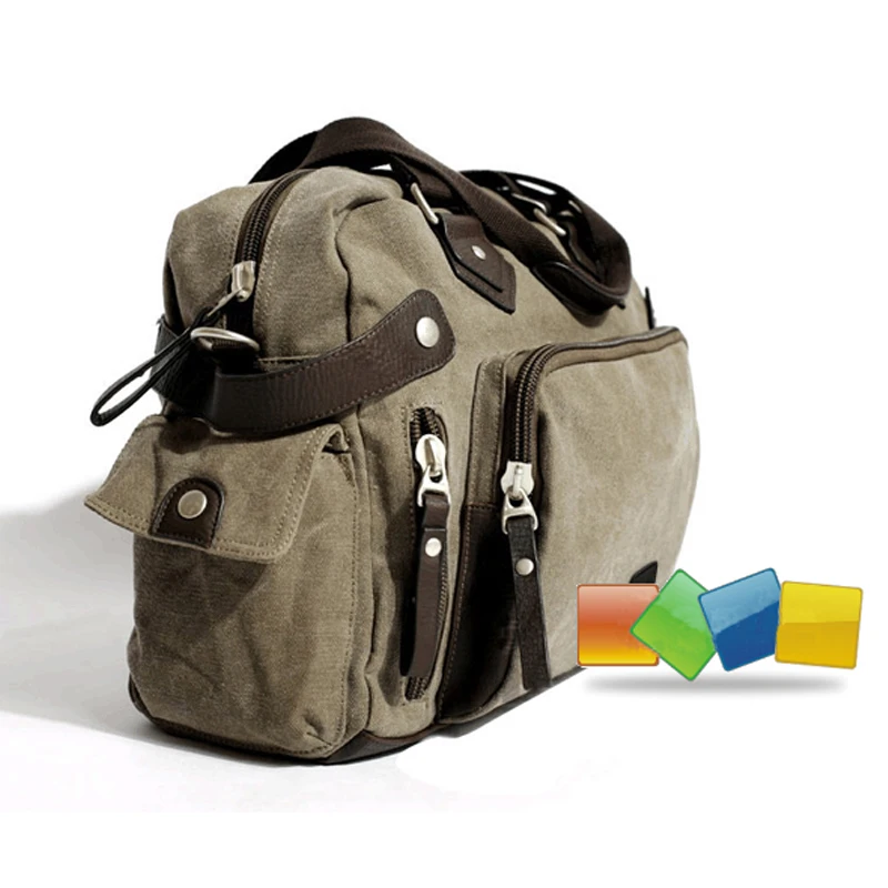 Новая повседневная сумка на плечо мессенджер холщовая мужская для