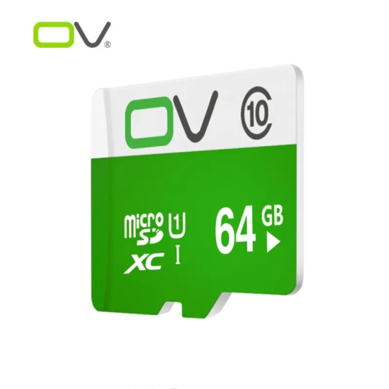 Карта памяти OV TF MicroSD 64 ГБ 100% оригинал C10 80 МБ/с. + адаптер для телефонов