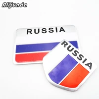 high quality russia car sticker 3d flag logo label sticker accessories for honda accord odyssey crosstour fit jazz city civic