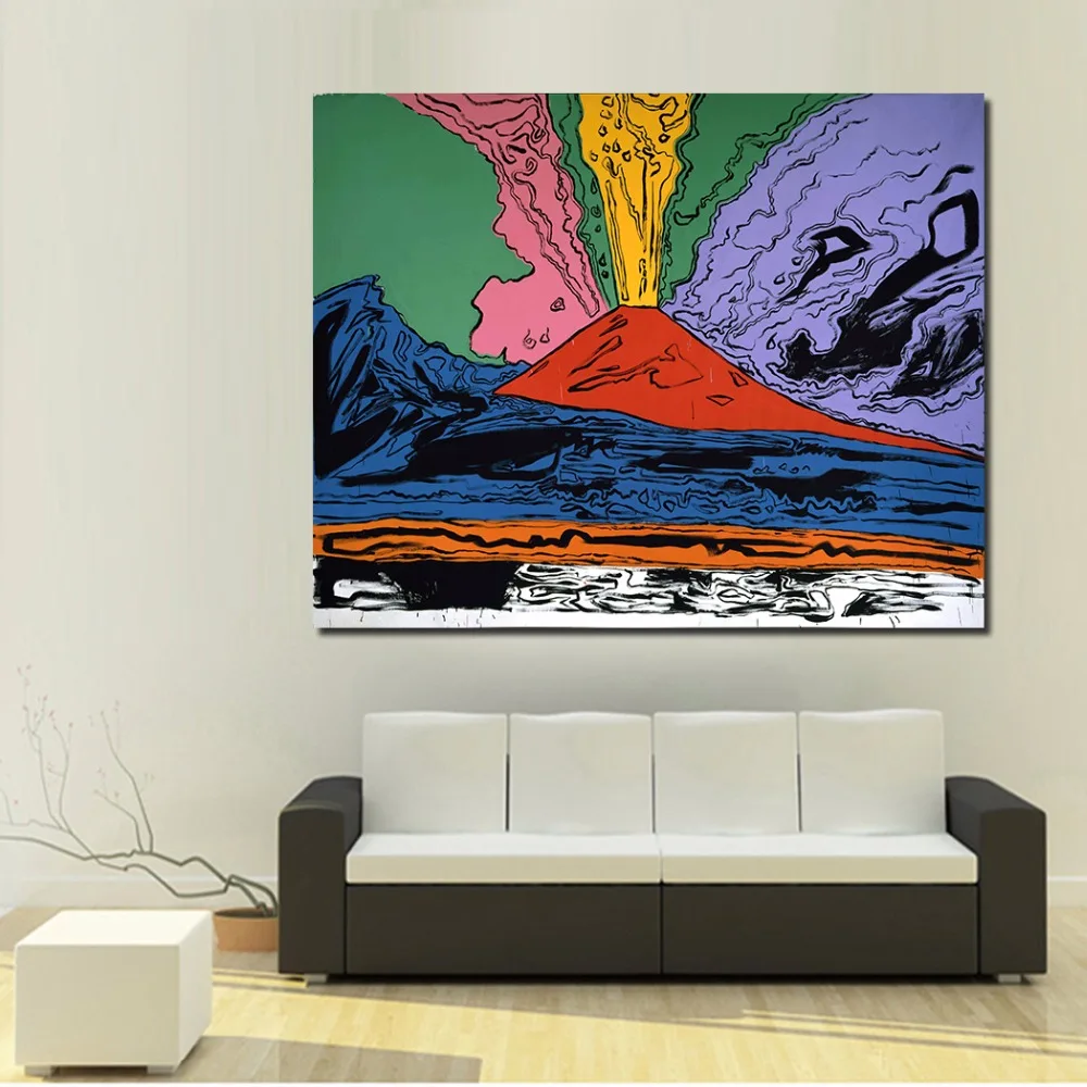 JQHYART картина маслом для домашнего декора ANDY WARHOL Vesuvius настенные картины гостиной