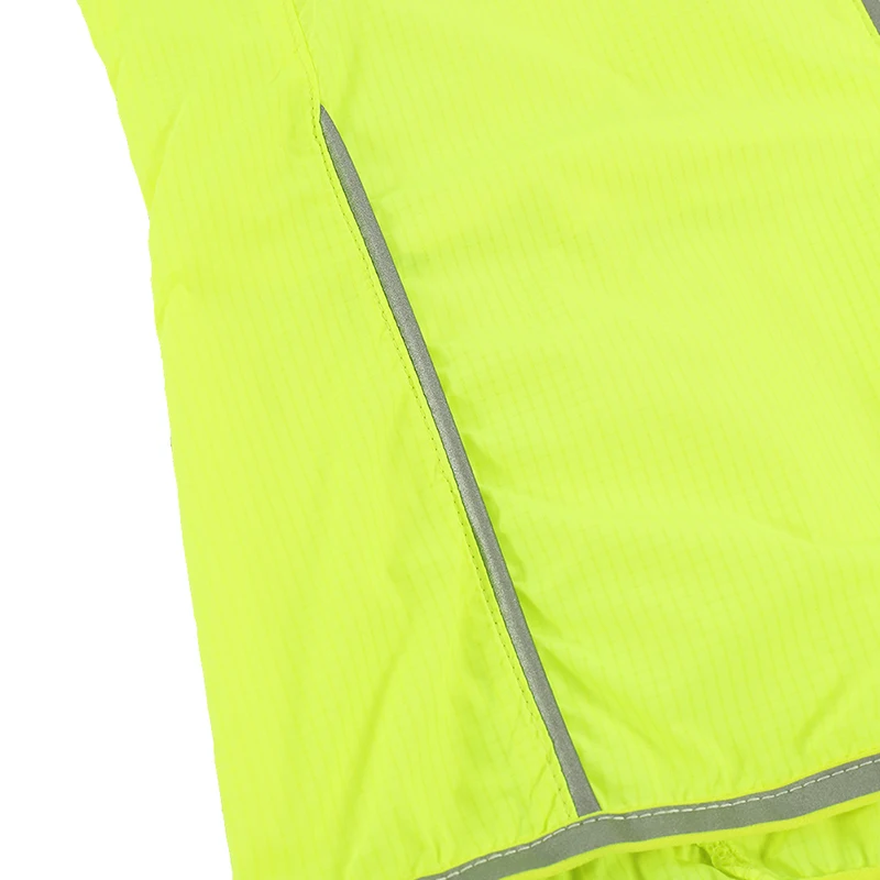 ARSUXEO светоотражающий мужской жилет для велоспорта Windstopper ветрозащитный для велоспорта жилет для бега с карманом на молнии Светоотражающая одежда