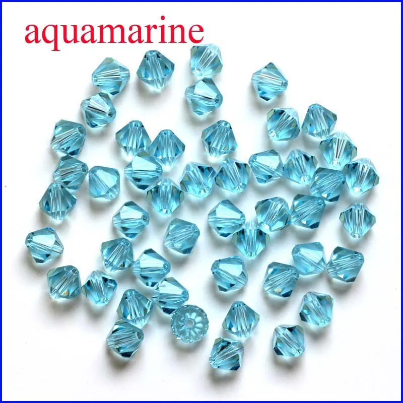 Биконусные хрустальные бусины 300 6 мм разные цвета разделители россыпью для