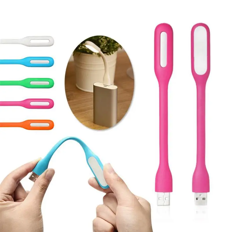 Гибкая 1 2 Вт USB Light Складная Портативный Glow яркий чтение светодиодный настольная