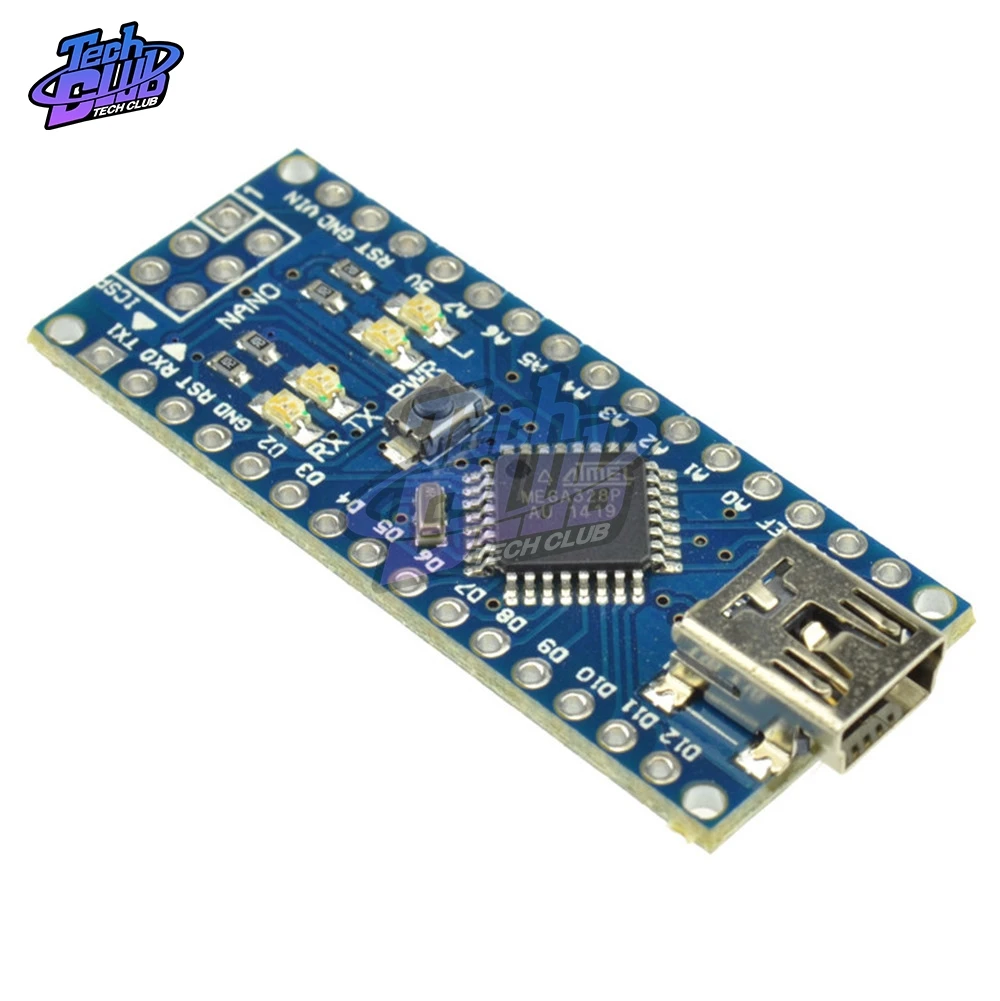 NANO 3 0 ATMEGA328P MU контроллер совместим с для Arduino CH340 круглый USB кабель Ninguna V3.0 NANO|Детали