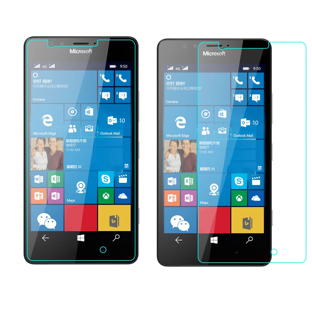 10 шт 0,026 мм защитная пленка из закаленного стекла для экрана для microsoft Lumia от Nokia 430 435 520 525 530 535 540