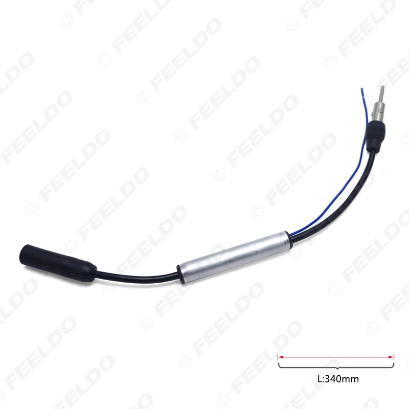 

FEELDO 10PCS Auto Radio Installation Female Antenna With Amplifier Radio Adapter for Audi VW BMW Ford Citroen Chrysler #HQ4792