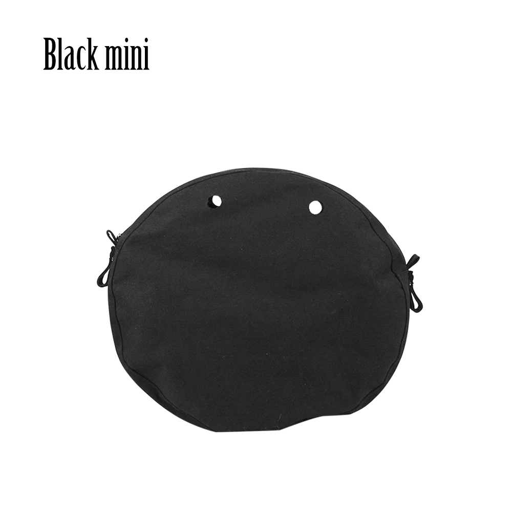 black mini Новинка, водонепроницаемая внутренняя подкладка, карман на молнии для Obag twist mini для O bag, женская сумка через плечо - Цвет: black mini