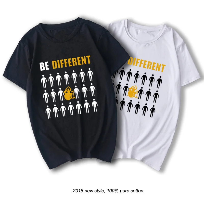 Футболка с принтом в стиле хип хоп рок группы I'D RATHER BE Different футболка короткими