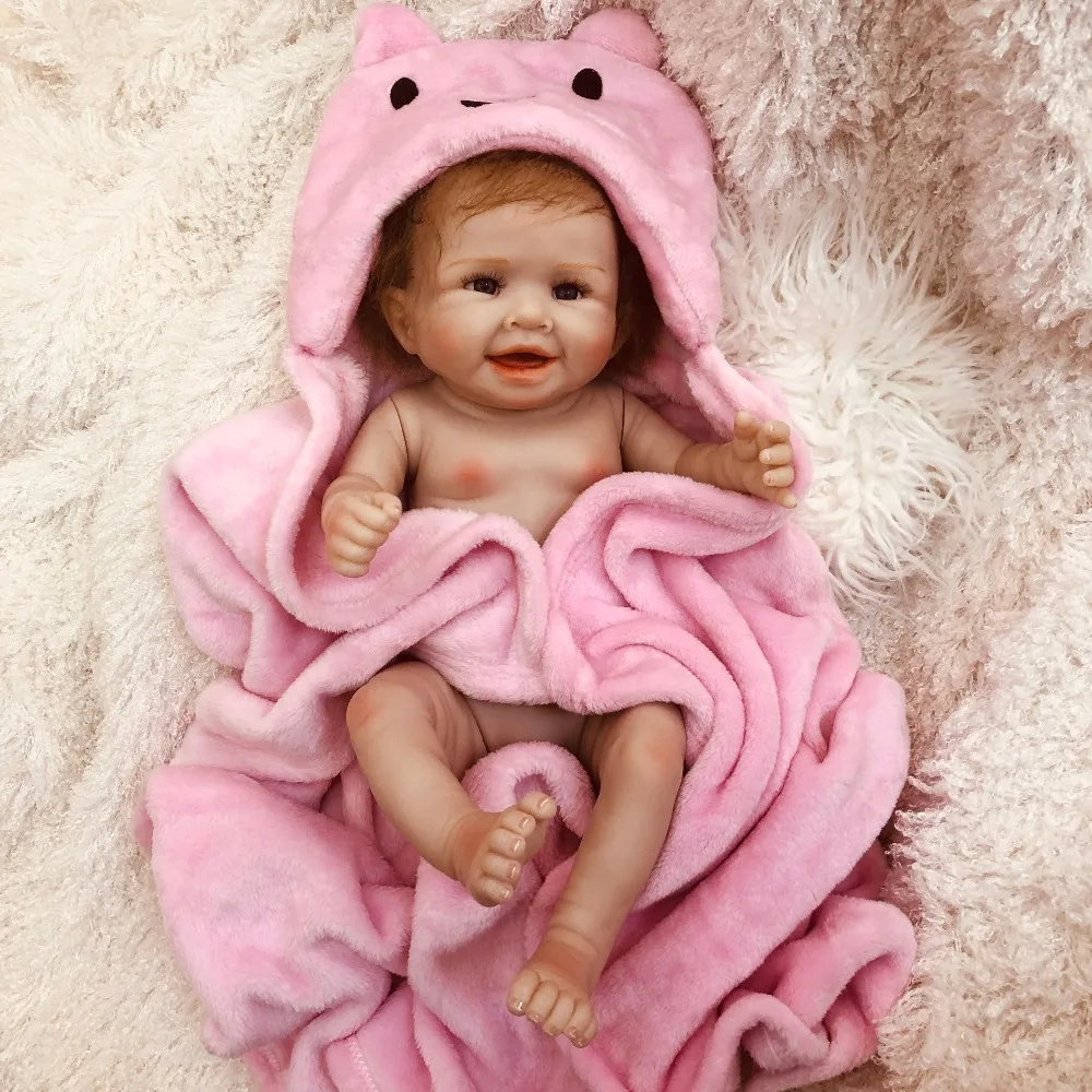 Кукла Reborn baby alive, 50 см, полностью силиконовая кукла reborn baby dolls, виниловая кукла для новорожденных девочек, игрушки для bebe, детский подарок