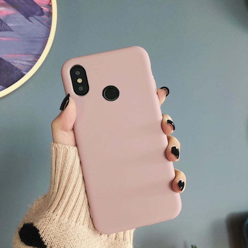 Matte Solid Color Silicone Couples Cases For Huawei Nova 2S 3 3i 4 Honor 9 10 P10 Plus P20 Pro Cute Candy Soft Phone Case | Мобильные