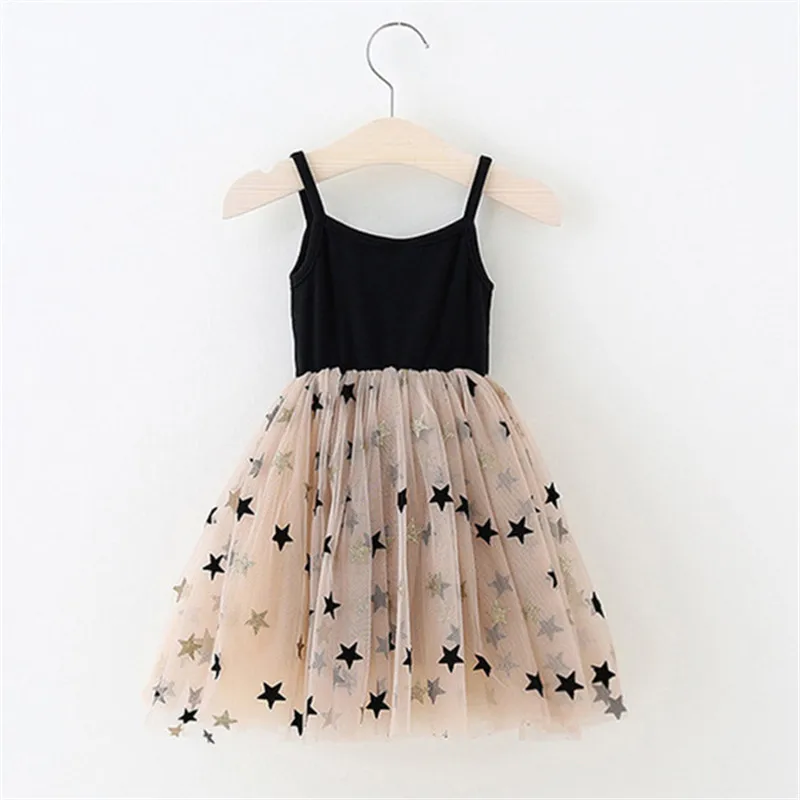 Summer Solid Girls Dress Baby Clothes Children Casual Clothing Kids Dresses for Cotton Vest Princess Birthday Gown | Детская одежда и