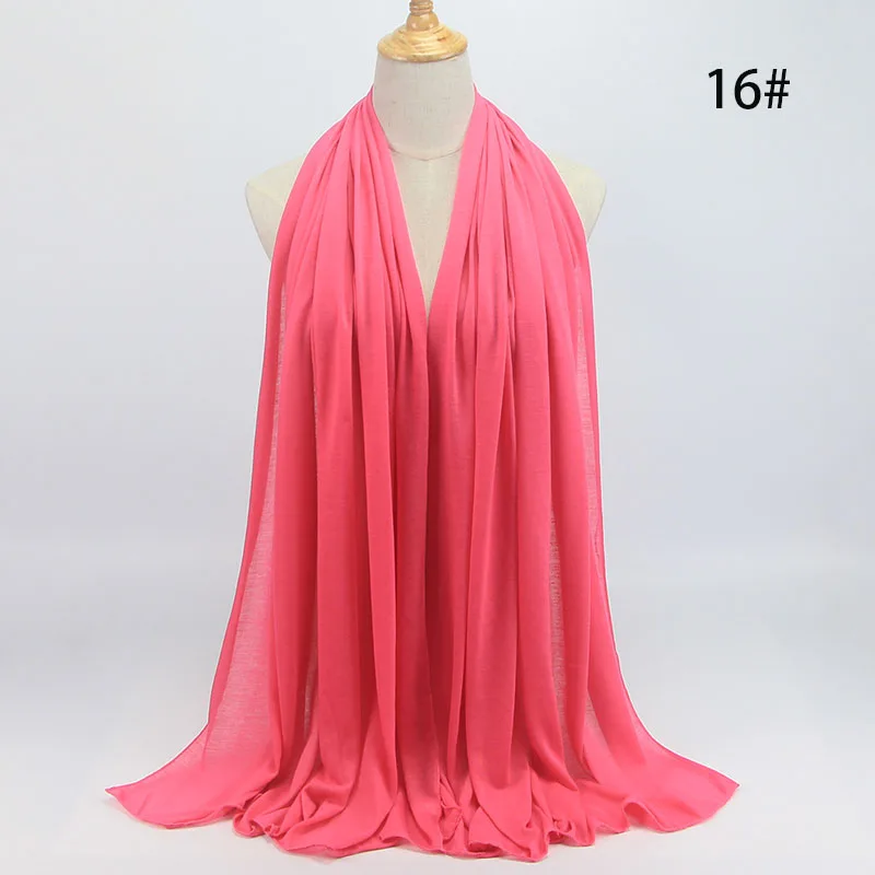 90*180 Trendy women muslim jersey hijab scarf foulard femme size plus hijabs Islamic shawls soild Modal headscarf for |