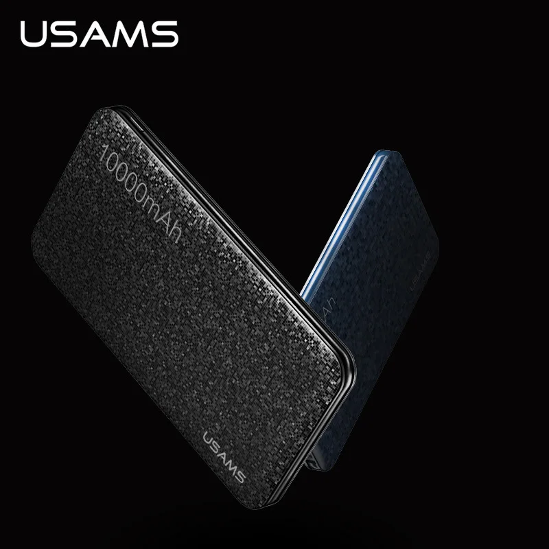 Блок питания для Xiaomi Mi USAMS Mosaic ультра тонкий 10000 mAh банк iPhone 4 5 6 7 SE samsung мобильный