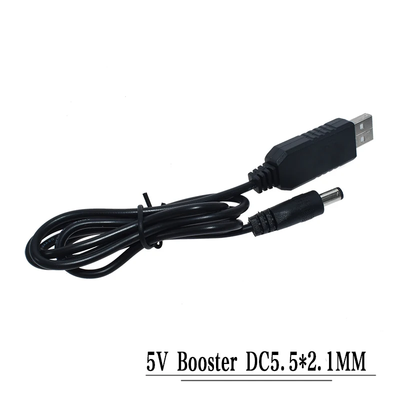 5V USB повышающий мощность линии DC 5 В к DC 5 в 9 в 12 В Повышающий Модуль USB конвертер Кабель-адаптер 2,1x5,5 мм Штекерный соединитель конвертер - Color: 5V