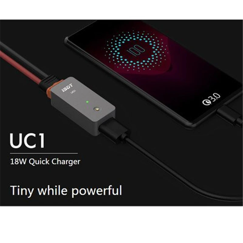 Новый продукт ISDT UC1 18 Вт 2A Mini Быстрая зарядка Смарт USB зарядное устройство
