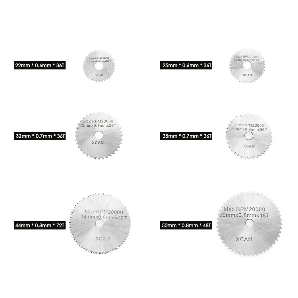 Набор лезвий для мини циркулярной пилы 7 шт. набор роторных режущих инструментов