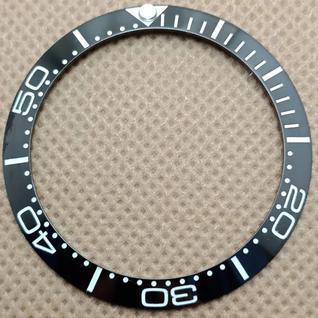 black 38 мм черный/синий керамический ободок вставки светящиеся для 40 мм submariner часы A918 - Цвет: black