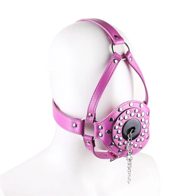 Fetish Funnel Mouth Gag BDSM Bondage Set Slave Oral Fixation Stuffed Sex Mask Adult Game Toys For Women Men | Красота и здоровье