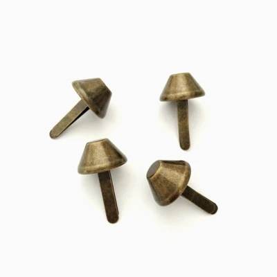 C6 15mm 50PCS 50 шт 4 цвета Brads для скрапбукинга DIY аксессуары фотоальбом рамки украшения-брадсы ручной работы украшения для скрапбукинга - Цвет: C6 15mm 50PCS
