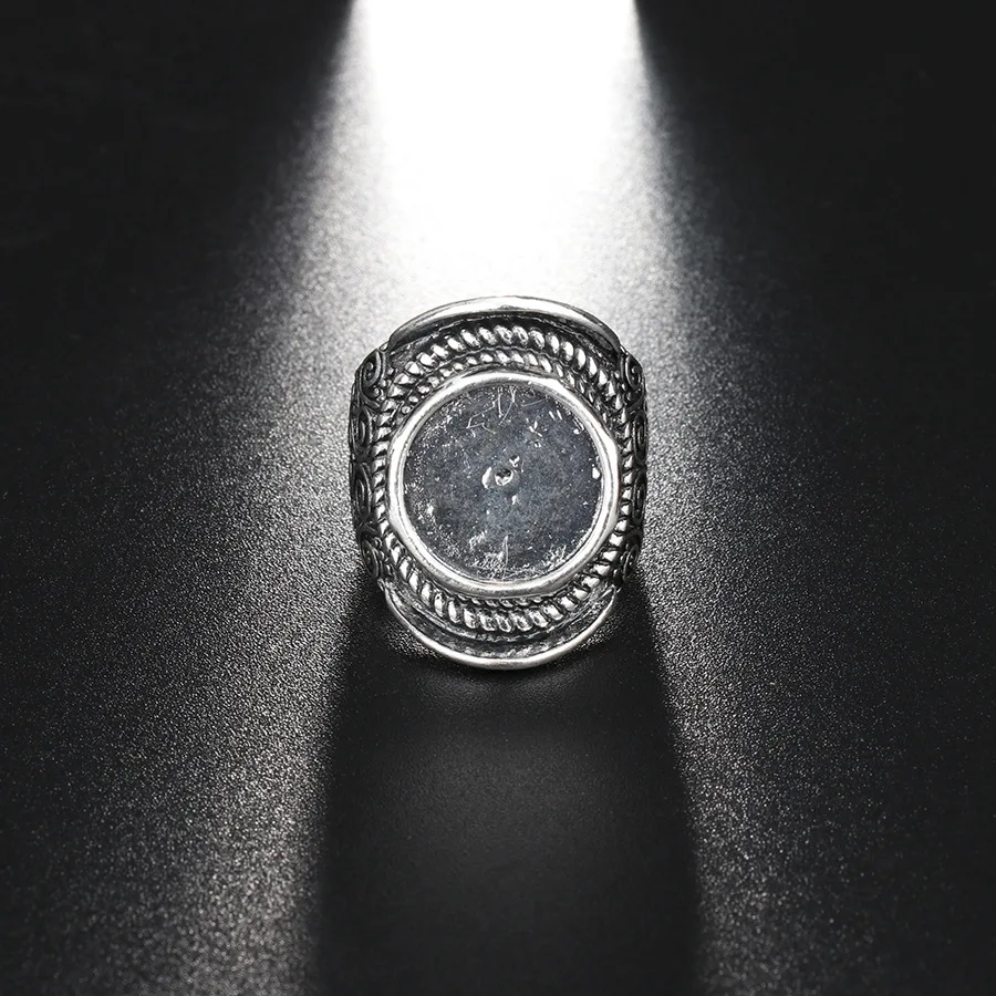 Новинка хит продаж 14 мм оптовая продажа винтажные кольца пустые изысканные