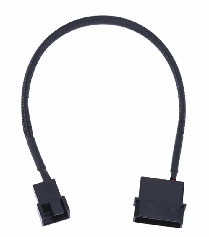 Molex 4 Pin на 4x3/4-pin 5v12v Usb рукав двойной вентилятор адаптер питания кабель 30 см AU16