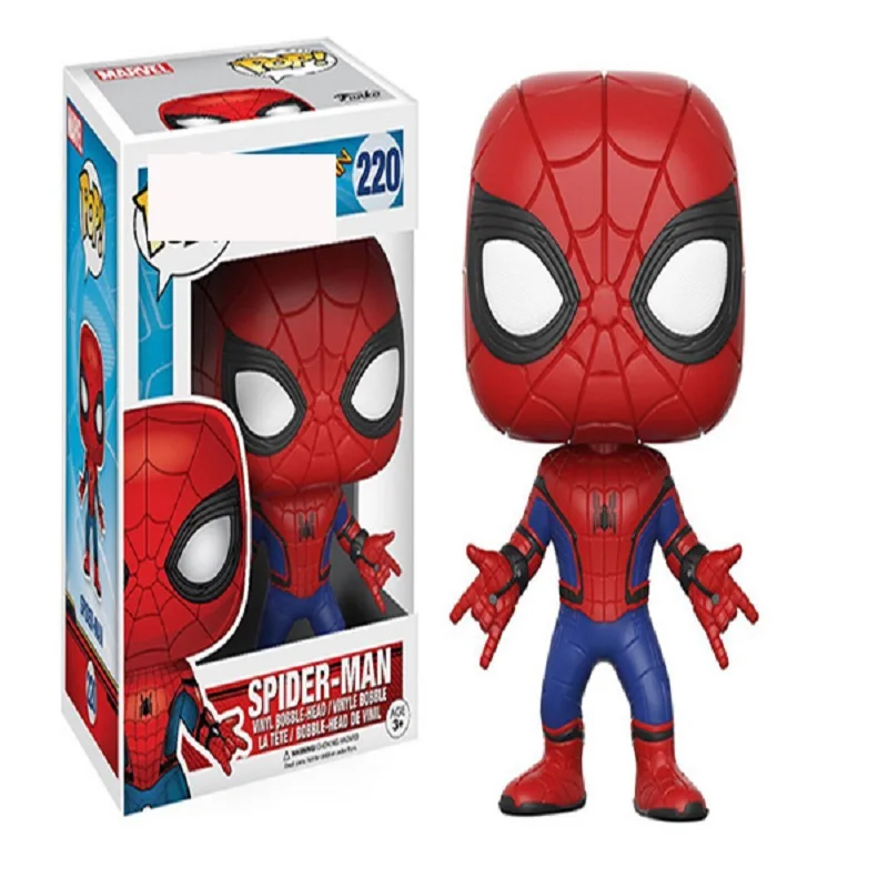 POP Marvel Avengers Infinity War Человек паук Homecoming ПВХ экшн модель игрушки виниловая фигура