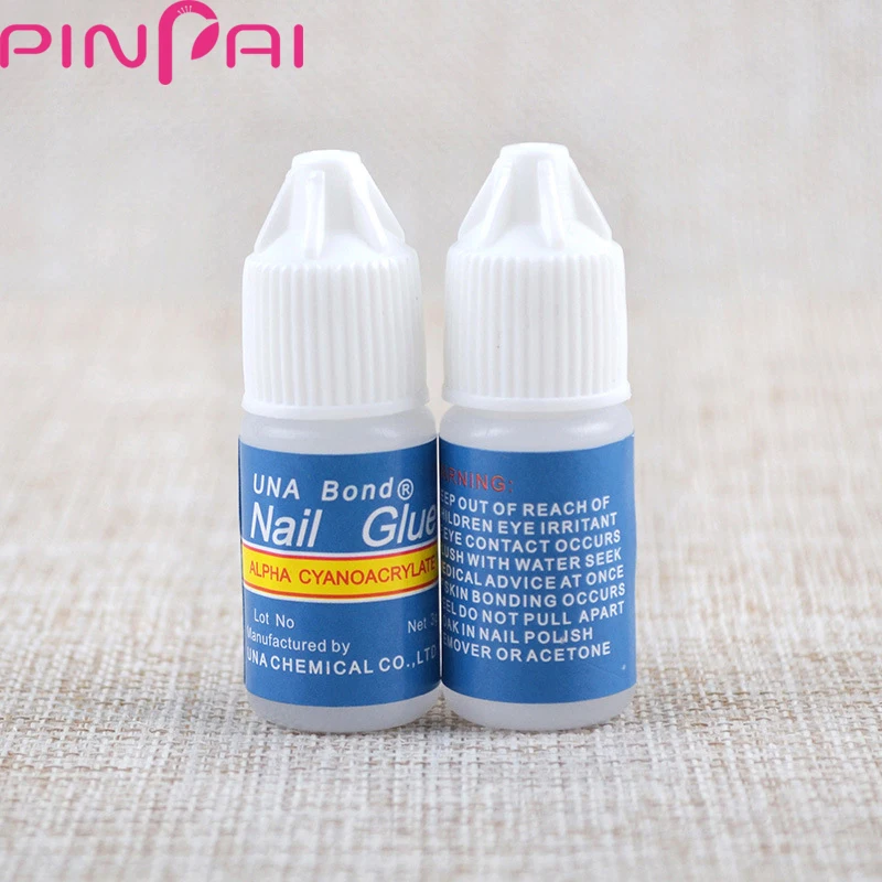 PinPai 5*3 г Быстросохнущий ложный клей для ногтей наконечники блестящий страз