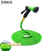 new 25ft 200ft us eu garden expandable hose magic flexible water hose plastic hoses pipe with spray gun to wateringcar wash