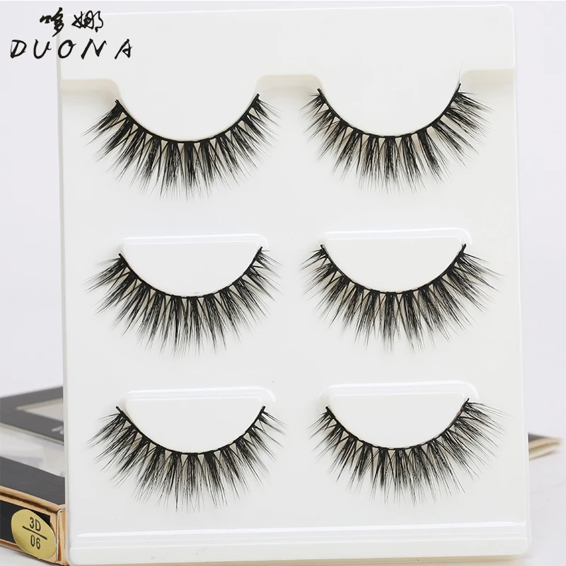 2017 Новых женщин Прибытия Ресницы Аксессуары Дамы Косметика Feather Накладные