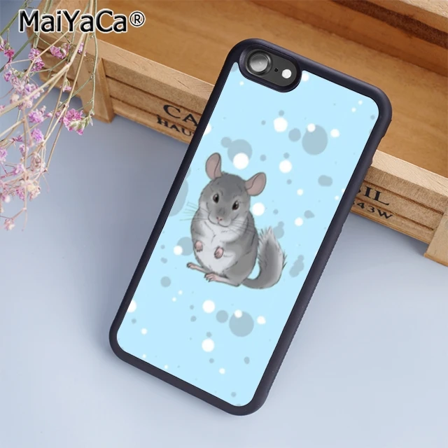 MaiYaCa милый чехол для телефона с шиншиллой iPhone 5 6s 7 8 plus 11 12 13 Pro X XR XS max Samsung S7 S8 S9 |