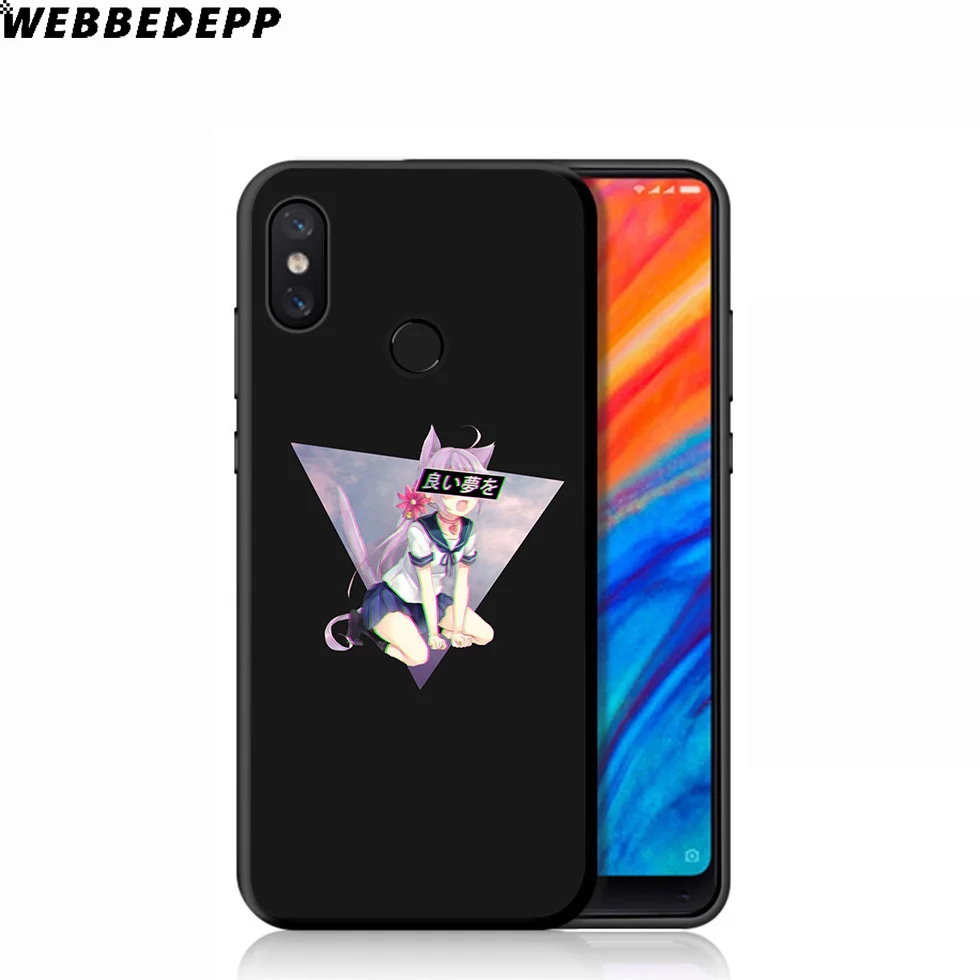 WEBBEDEPP Japanese Aesthetic Girl Soft Case for Xiaomi Mi 9T 9 8 SE 6 A1 A2 A3 Lite MiA1 MiA2 MiA3 F1 MAX 3 Mi8 CC9E CC9 |
