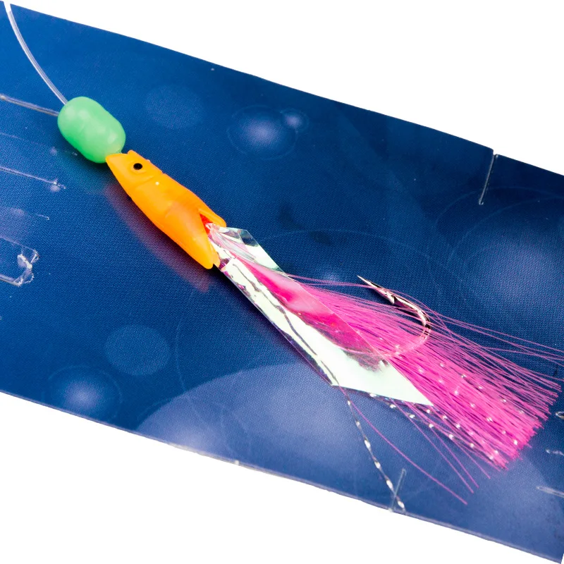 2 компл./упак. мягкая рыболовная приманка для джиггинга светящаяся соленой воды