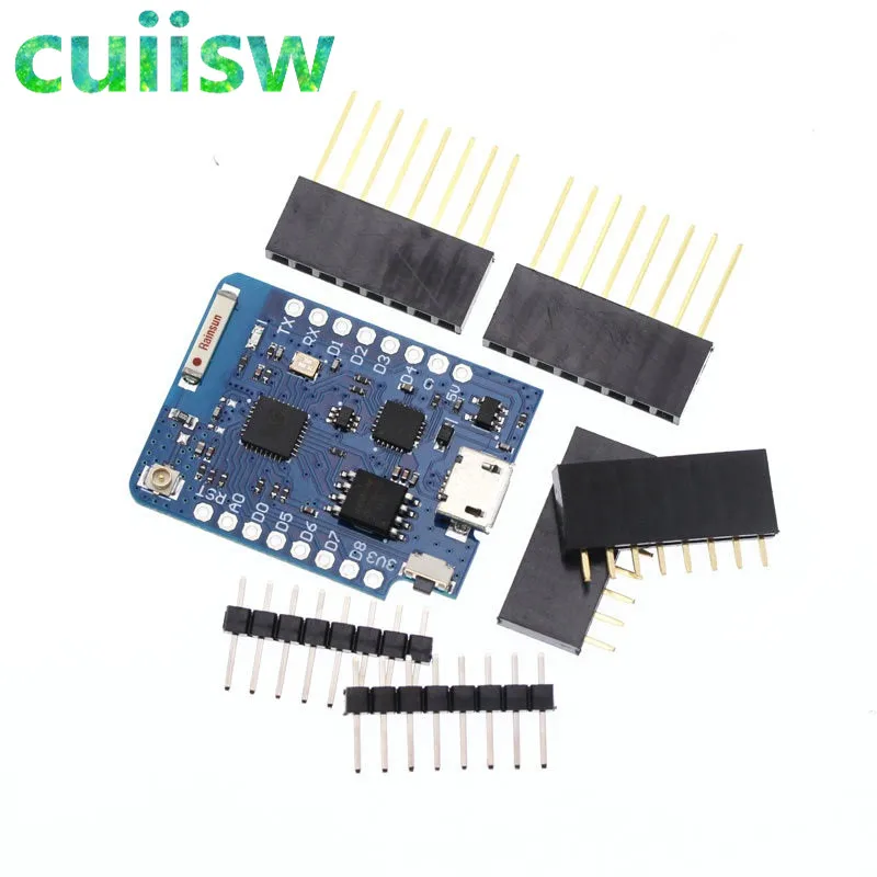 Плата модуля WeMos D1 Mini ESP8266 Wi Fi 5 шт. Pro 16 Мб внешняя антенна поддержка IOT макетная